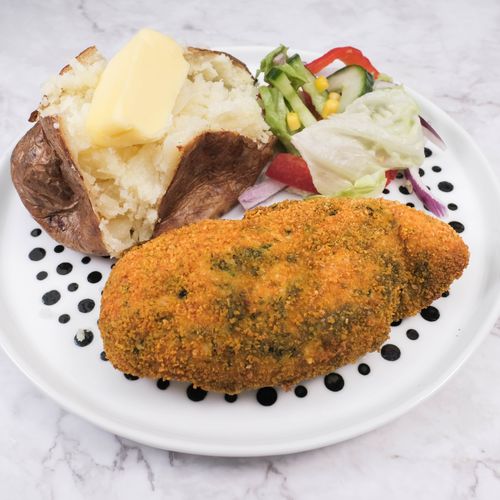 Chicken in Gluten Free Crumb