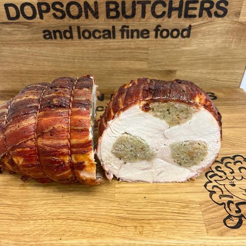 Turkey Breast Streaky Covered & Honey Apricot Stuffed